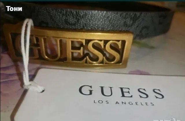 GUESS Оригинални Дамски Колани от Естествена Кожа Нови