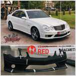 Передний задний бампер Мерседес 211 обвес тюнинг w211 e63 amg юбка