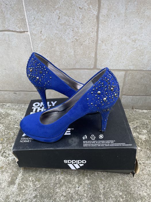 Pantofi de ocazie catwalk- albastru 38
