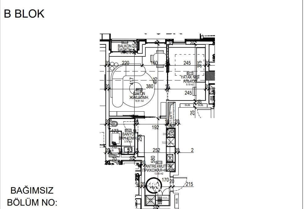 Продается 2х комнатная квартира в ЖК Nest One, Шайхантохурский р-н