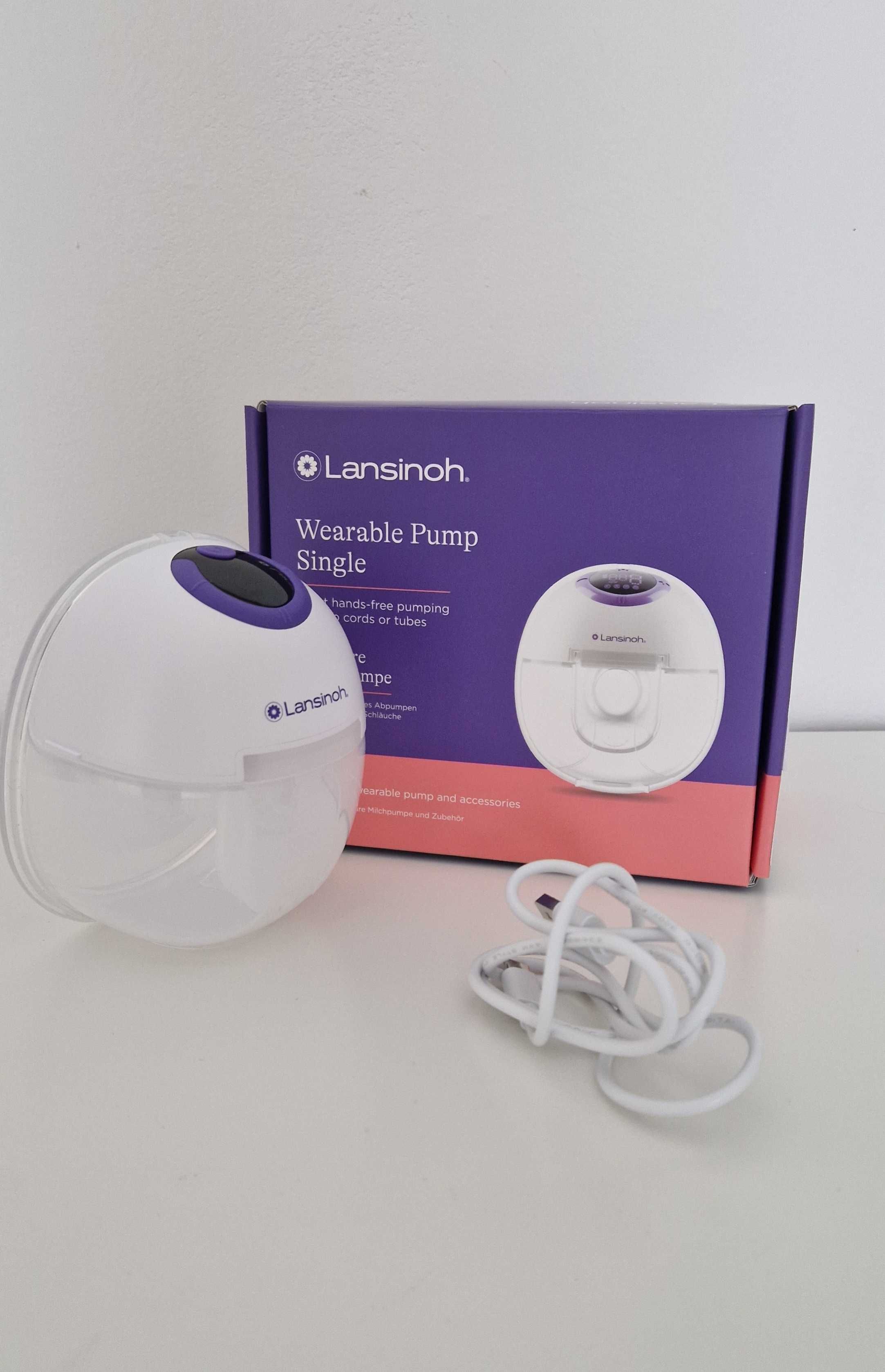 Преносима електрическа помпа за кърма Lansinoh - Solo, Hands-free