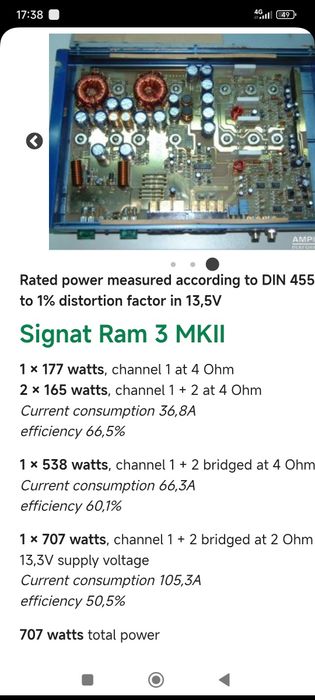 Amplificator Signat RAM 3 mkII