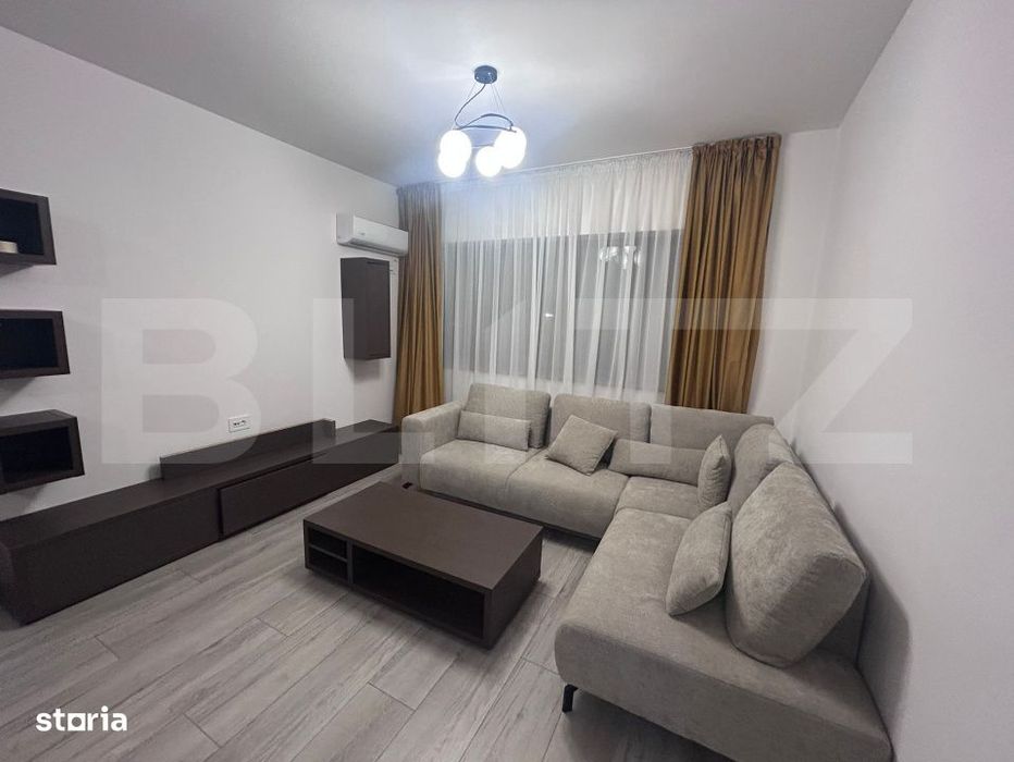 Apartament cu 2 camere, bloc nou, incalzire in pardoseala, Brazda lui