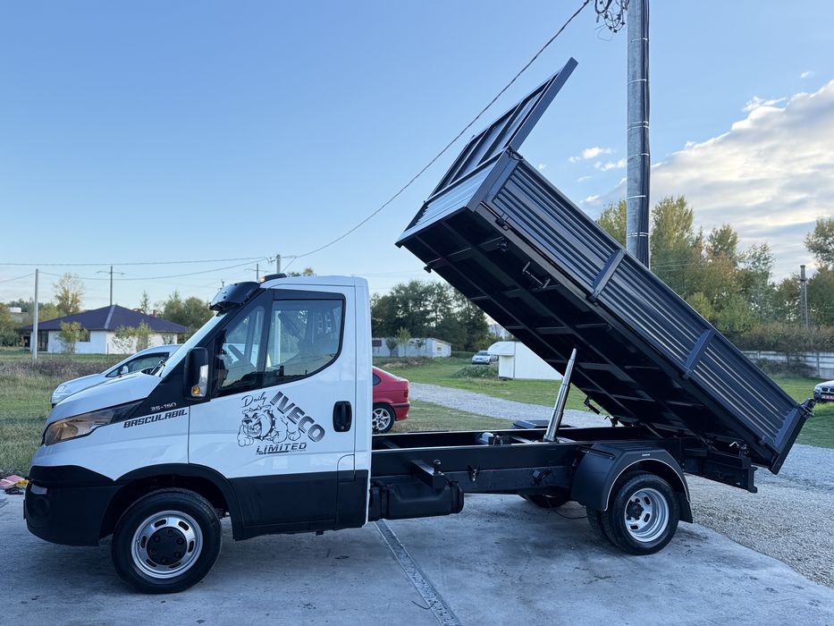 Vand iveco Daily 35c15-2016 Bena 3.70 basculabil pe cutie