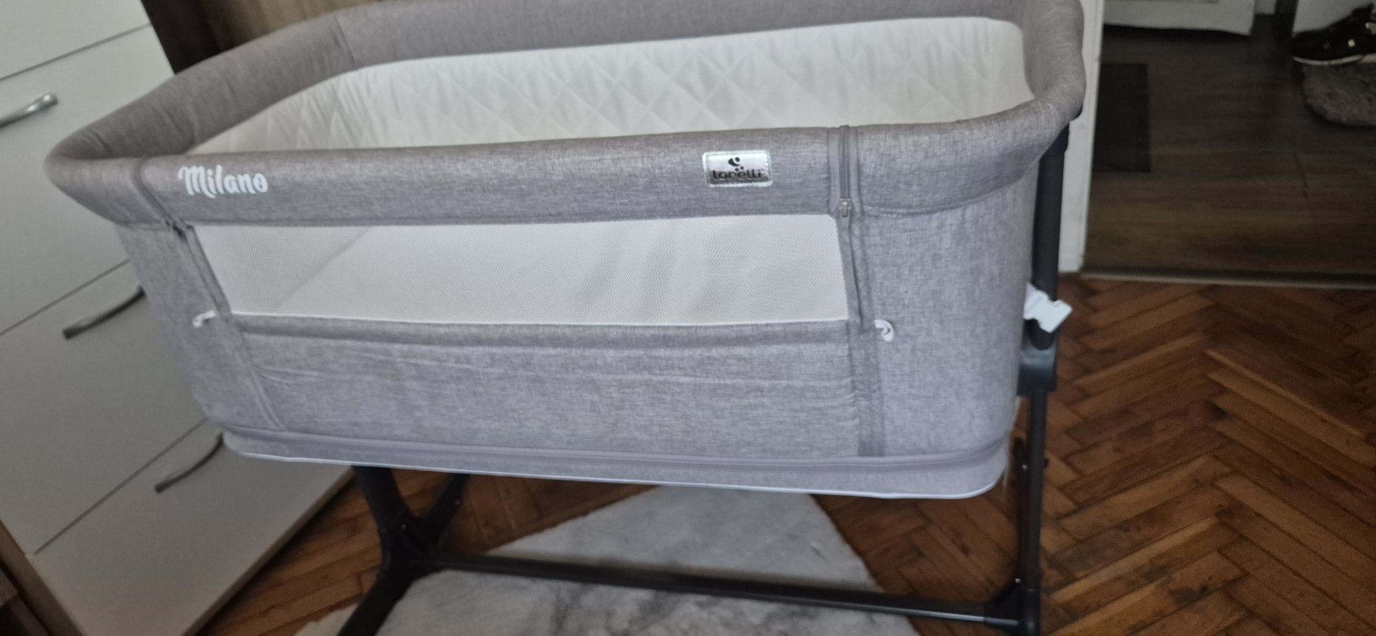 LORELLI Premium Мини кошара - кошче 2в1 MILANO GREY