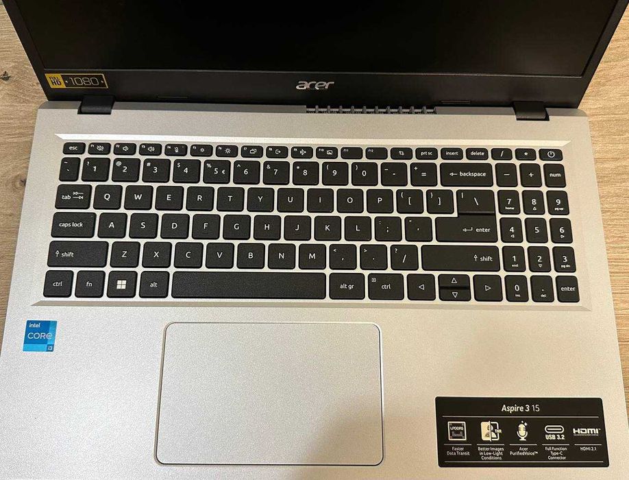 Acer Aspire3 Core i3-13 avlod 8GB/256GB 15.6 Muddatli to'lovga