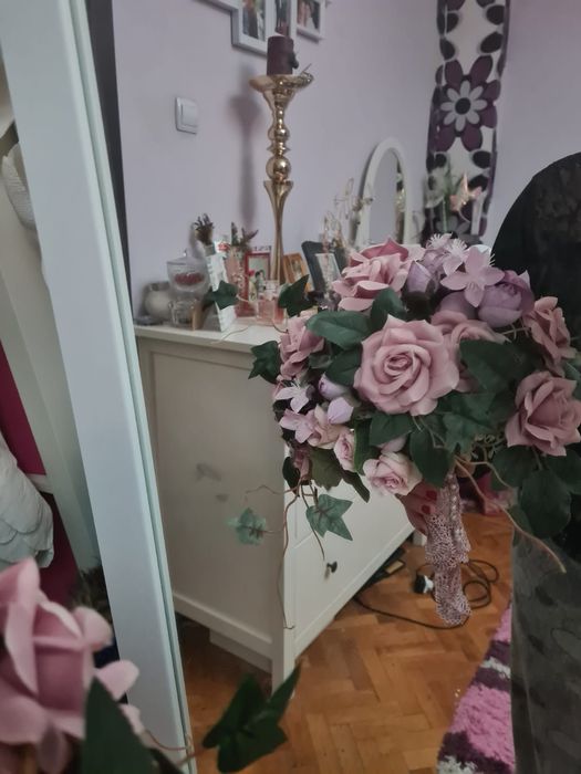 Vand Buchet  nou de mireasa din flori artificiale