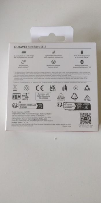 Casti bluetooth negre Huawei Freebuds SE2
