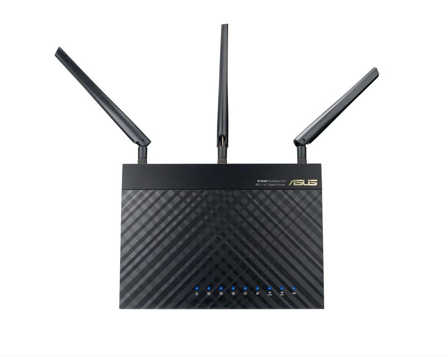 Router Wireless ASUS RT-AC66U, AC1200. Cutie completa.
