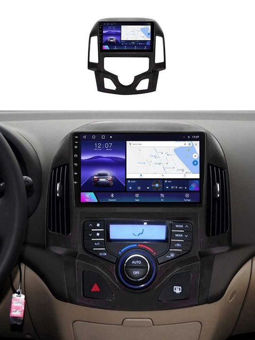 Navigatie Android 14 HYUNDAI I30 2007 -2012 1/8 Gb Waze CarPlay CAMERA