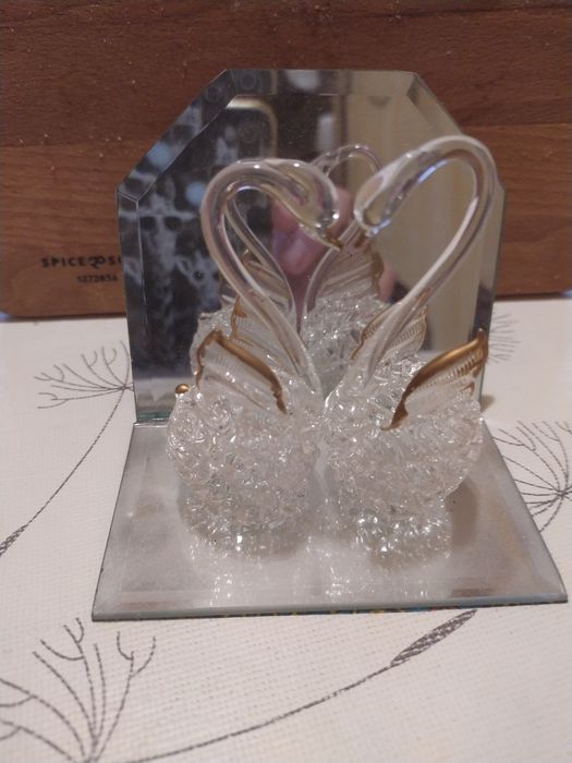 Совенир--аксесоар кристално за младоженци-свадба произ. Дания
