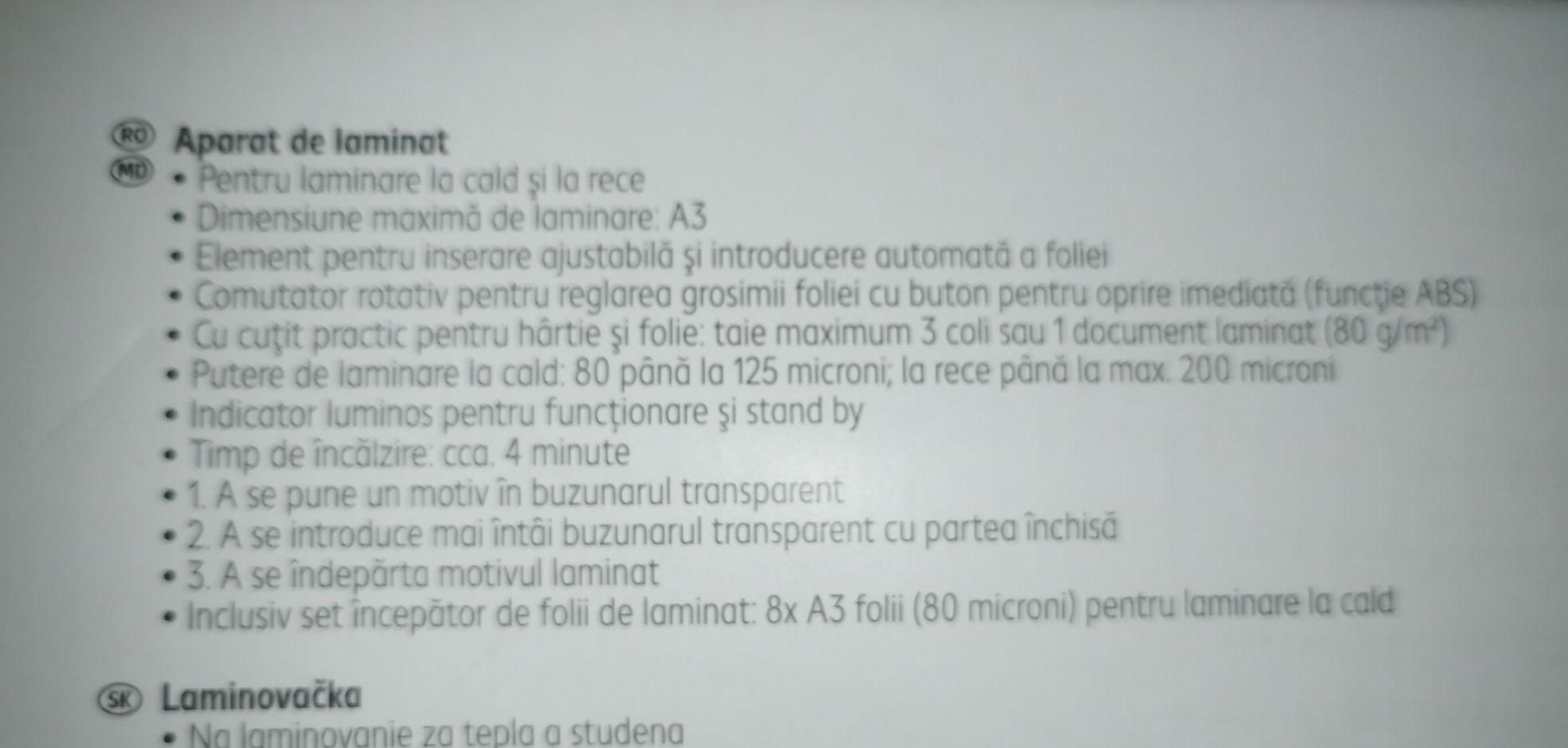 Laminator documente A3