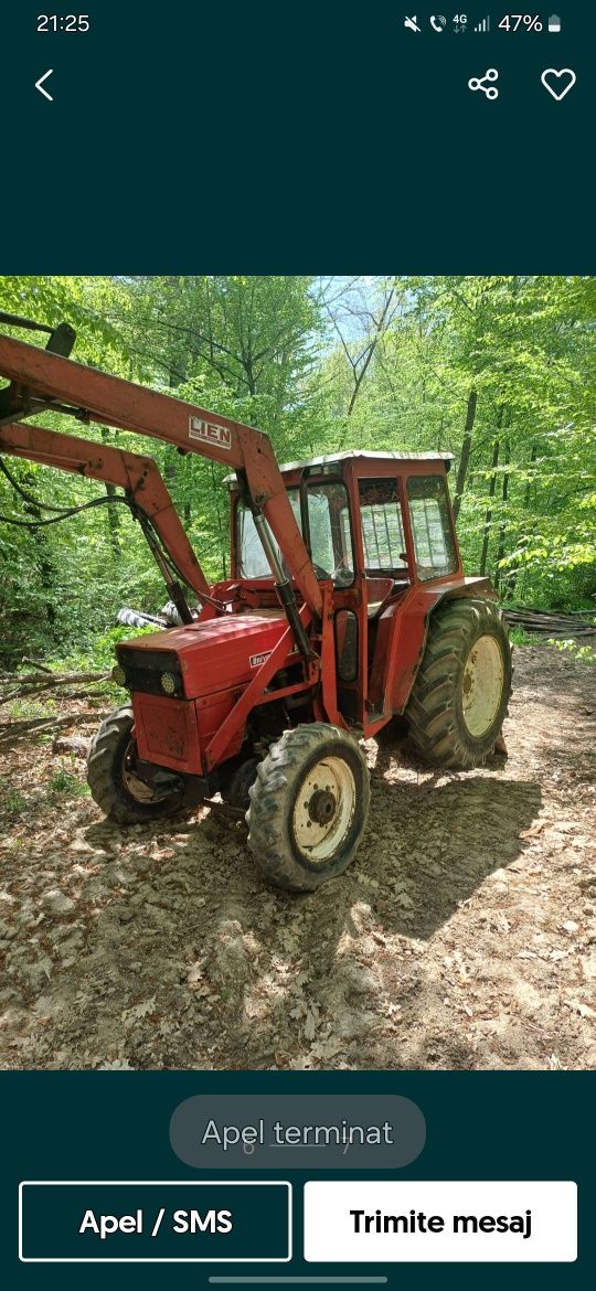 Tractor u445-530 dt forestier