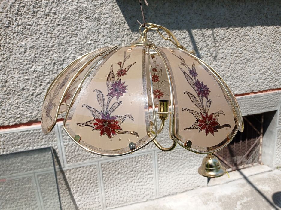 Полюлей лампион с 5 лампи абажура