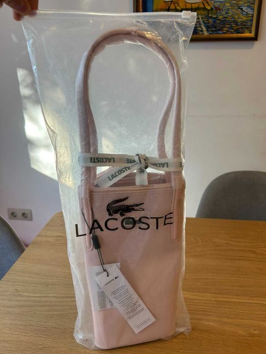 Чисто нова дамска чанта Lacoste Campanula – светлорозова