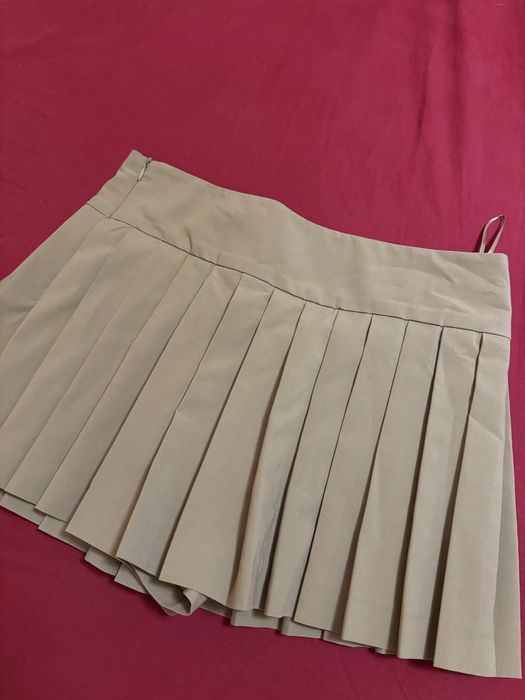 Viral skort Зара Бежова пола панталон