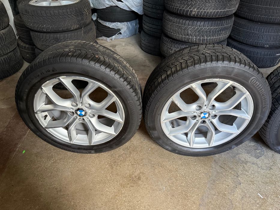 Jante Originale BMW X3/X4 pe 18 cu anvelope de iarna 245 50 18.