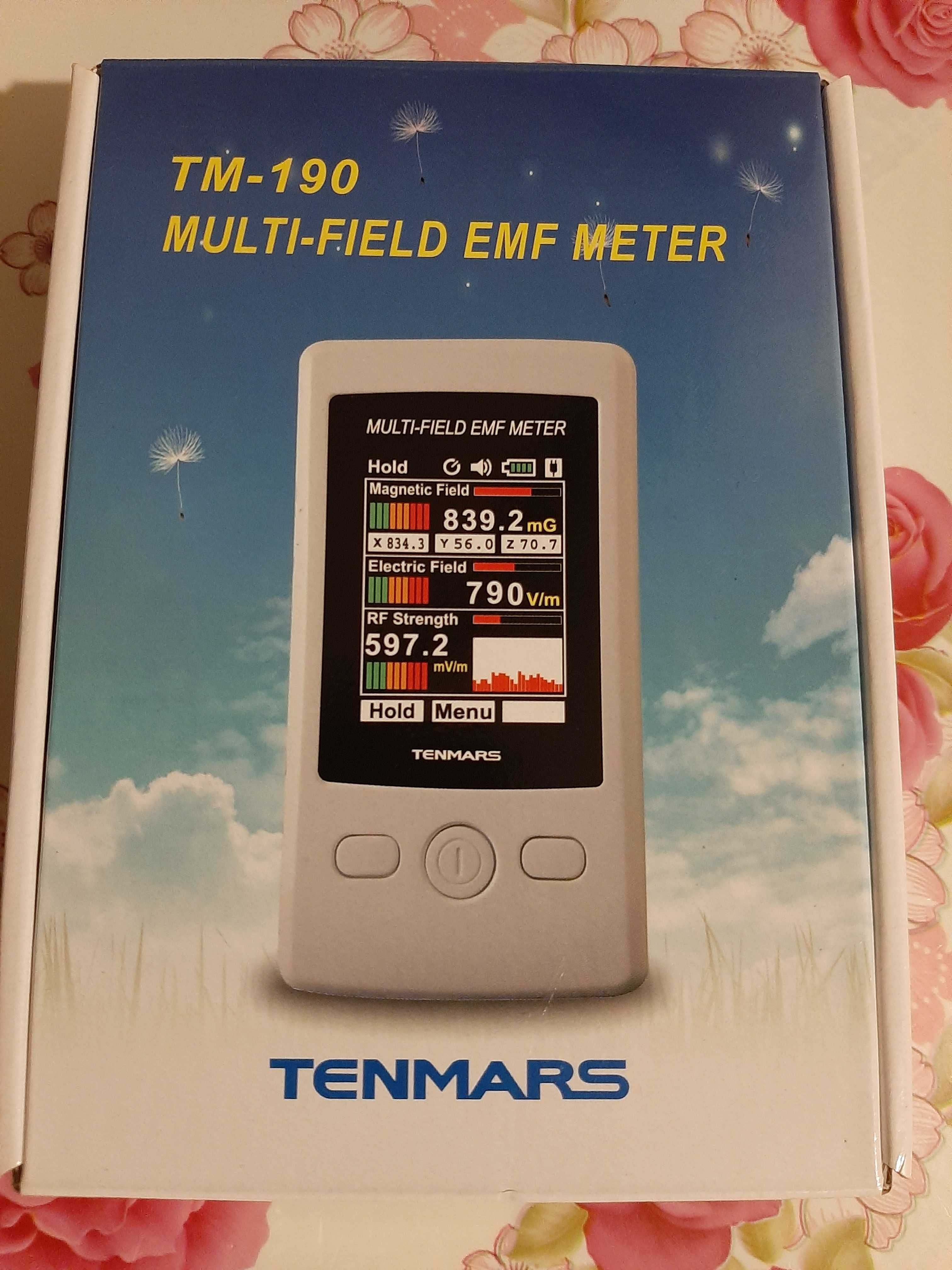 Vand detector radiatii unde electrice, telefoane,router,TENMARS TM-190