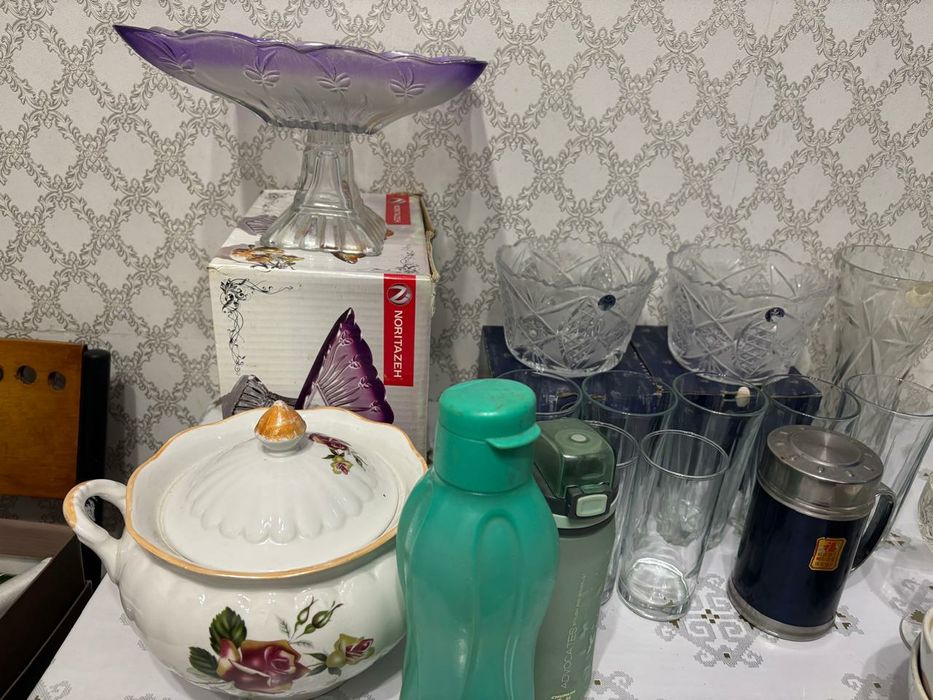 Продам тарелки, кружки железные по 100 тенгег