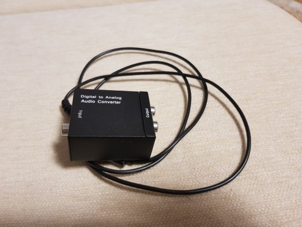Vand decodor convertor digital to analog, optical to rca spidf hi-fi