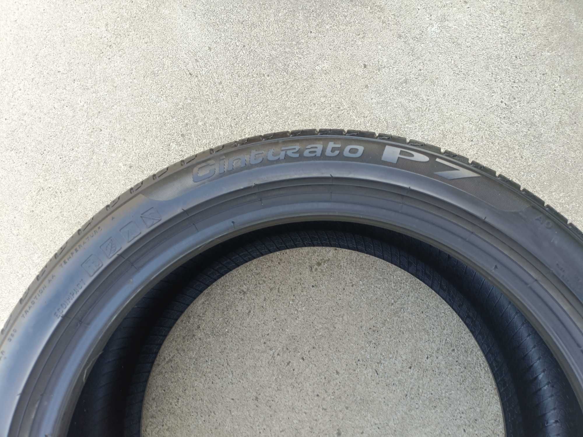O anvelopa de vara 245 40 18 pirelli cinturato P7 profil 7 mm dot 2022