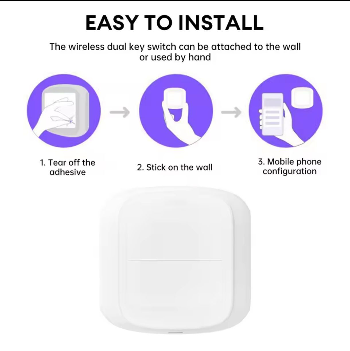 Tuya Smart WiFi или Zigbee ключ за управление на сцени