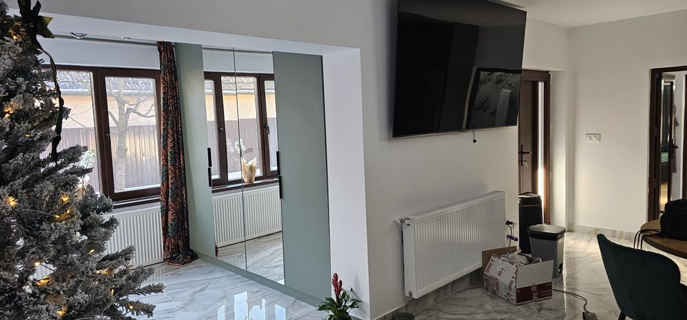 Casa 3 camere mobilata-utilata, teren generos