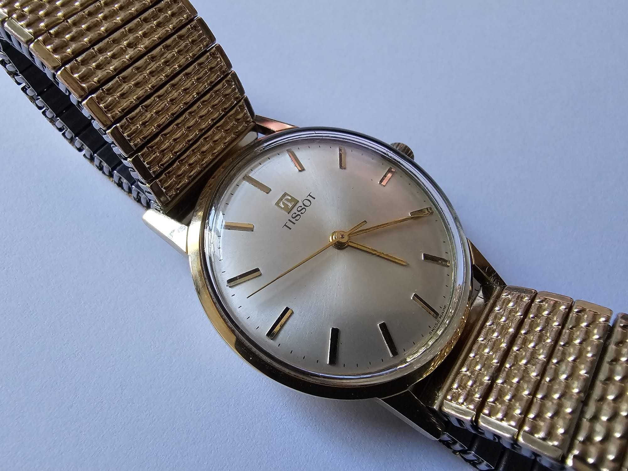 Ceas Tissot mecanic din aur 14K