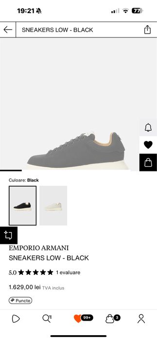 Adidasi Tenesi Emporio Armani Originali