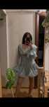 Rochie mini cu volane