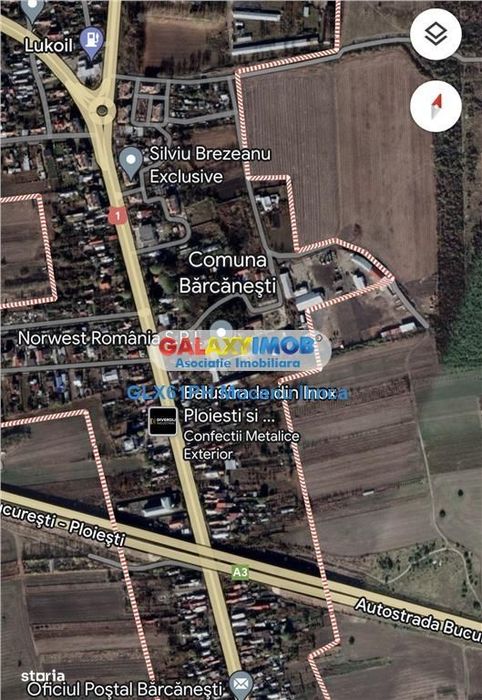 Vanzare teren 3000 mp, Barcanesti, DN1, stradal
