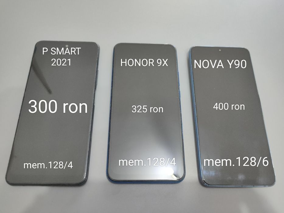 Huawei Nova,P Smart, 9X