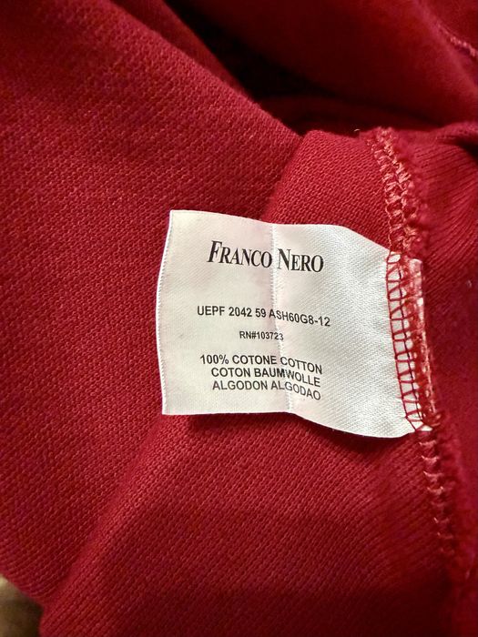 Tricou Polo roșu Franco Nero