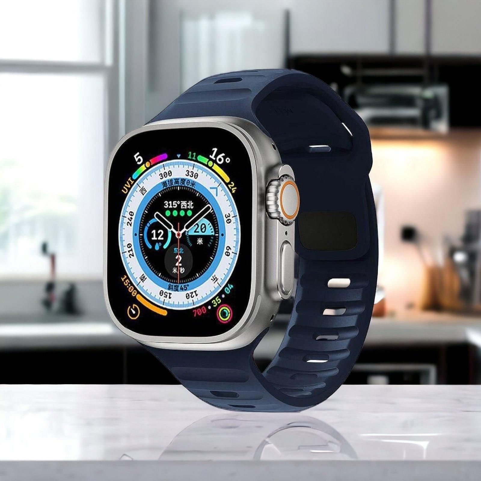 Каишка tech protect icon line за apple watch ultra/ ultra 2 blue