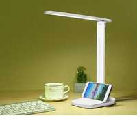 LED настолна лампа, акумулаторна, безжична, лампа за офис, бюро, нощна