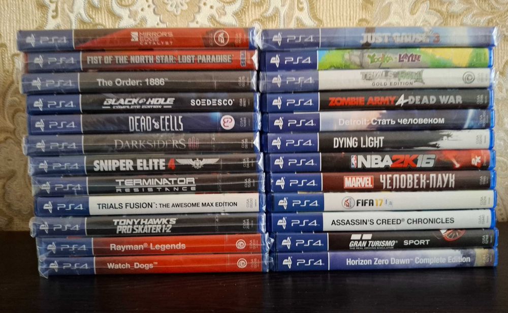 Игры на дисках для приставки Playstation 4 PS4 PS5