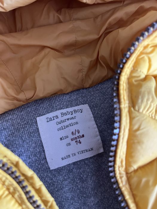 Vesta galbena Zara - 6/9 luni - 74 cm