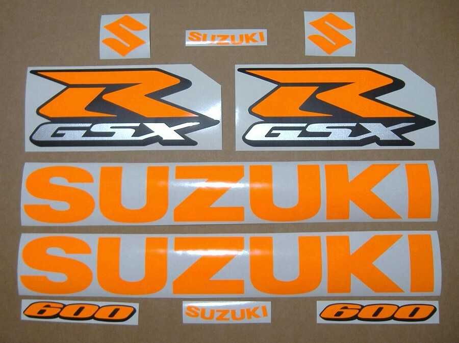 Стикери Сузуки 600 различни цветове GSXR Suzuki лепенки гсхр емблеми