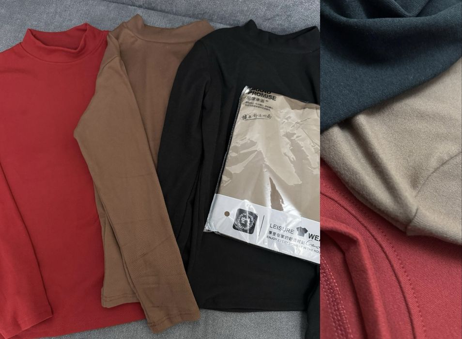 Новые теплые водолазки