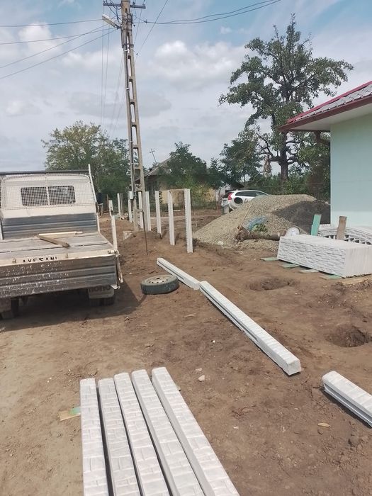 Gard din placi de beton Fălticeni .