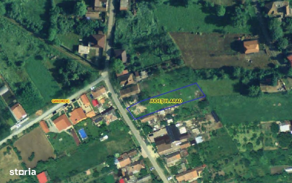 Teren curti constructii 1052mp - Ghioroc , jud Arad