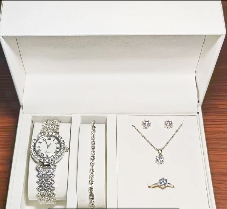 Комплект для женщин: часы + кошелёк + украшения