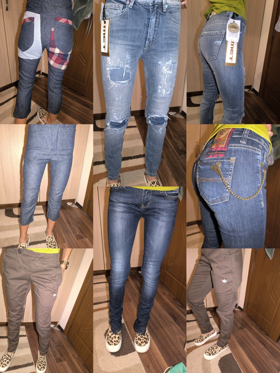 Маркови дънки MET,DSQUARED2,Adidas,pinki