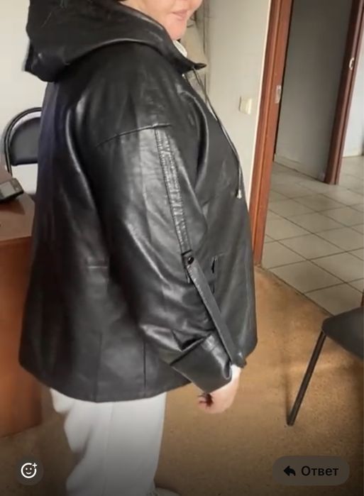 Продам куртку кожанную