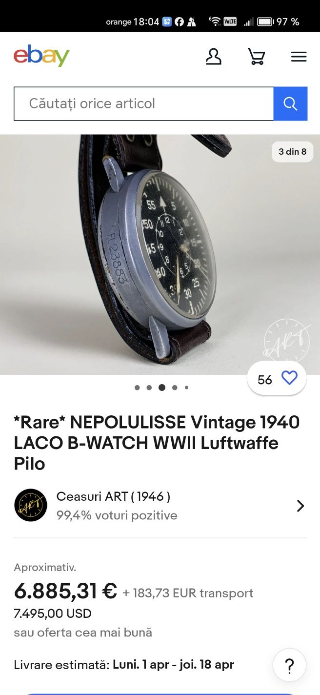 Ceas laco flieger