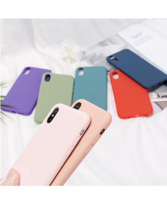 Iphone X XR XS MAX - Husa X Level Silcon Catifea Interior Lether Skin