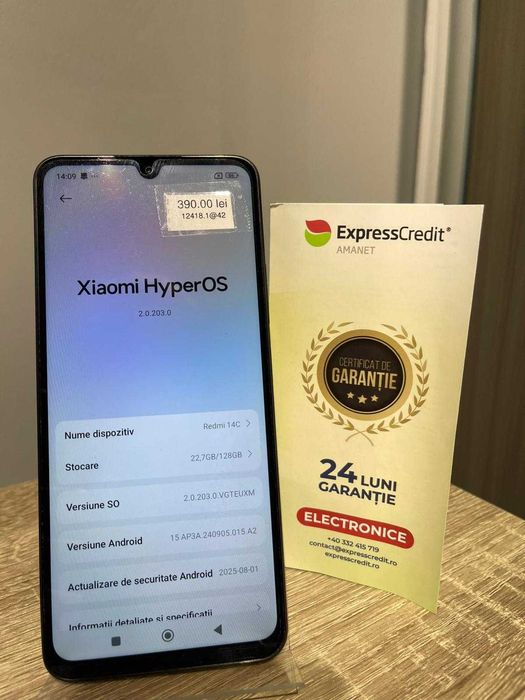 (AG42) Xiaomi Redmi 14C *2 ANI GARANTIE* B12418