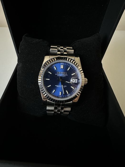 Часовник Seiko Mod Datejust Royal Blue NH35