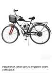 Velosiped. Ichki yonuv dvigateli bilan. Velomotor.