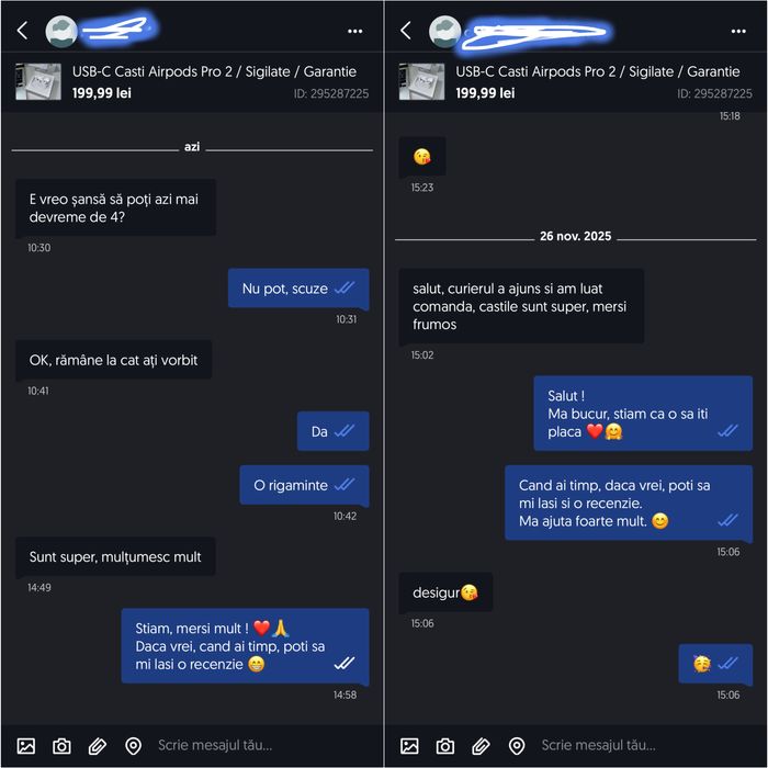 USB-C Casti Airpods Pro 2 / Sigilate / Garantie